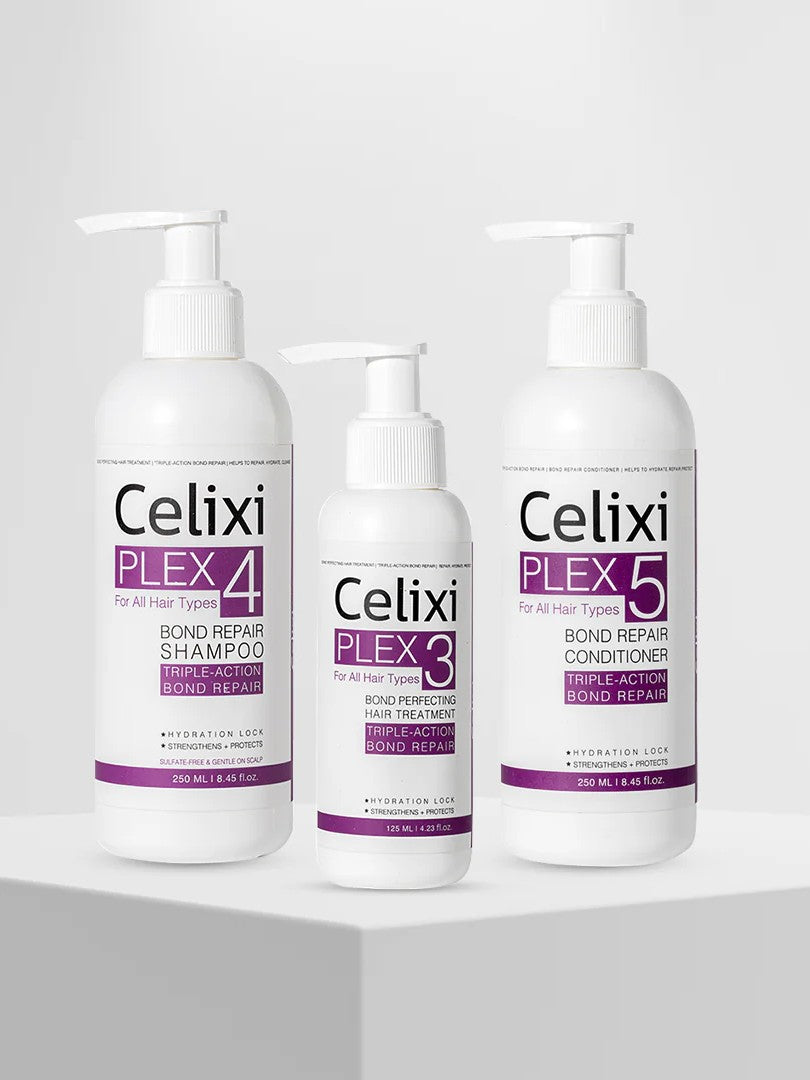 مجموعة الصالون | ماسك للشعر + شامبو + بلسم